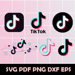 tiktok svg, tiktok clipart, tiktok digital clipart, tiktok png, tiktok eps, tiktok dxf, tiktok pdf, tiktok scrapbook