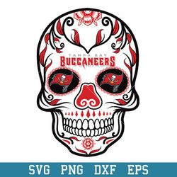 skull tampa bay buccaneers svg, tampa bay buccaneers svg, nfl svg, png dxf eps digital file