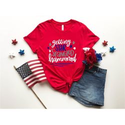 getting star spangled hammered shirt, memorial day shirt, 4th of july shirt, independence day shirt, july 4th shirt, fun