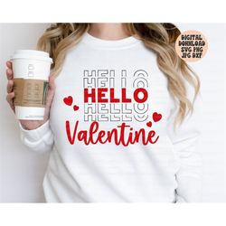 hello valentine svg, png, jpg, dxf, valentine's day svg, valentines svg, valentine svg, t-shirt design svg, silhouette,