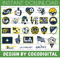 25 files mls logo la galaxy, la galaxy svg, vector la galaxy, clipart la galaxy, football kit la galaxy, svg, dxf, png,