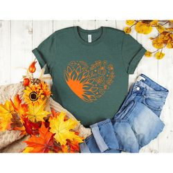 sunflower thanksgiving shirt,gift for thanksgiving,pumpkin love thanksgiving tee,funny thanksgiving shirt,thanksgiving 2