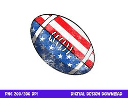 football ball 4th of july boys american flag png, sublimation copy
