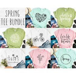 spring bundle svg bundle - spring shirt svg for cricut - flower bundle svg bundle - digital download