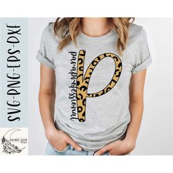 paraprofessional leopard svg, para svg, leopard print svg, shirt, school paraprofessional svg, svg,png, eps, dxf, instan