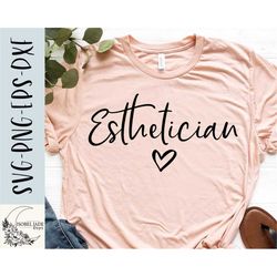 esthetician heart svg, esthetician  svg, rainbow svg, skincare shirt svg, admin svg, svg,png, eps, instant download, cri