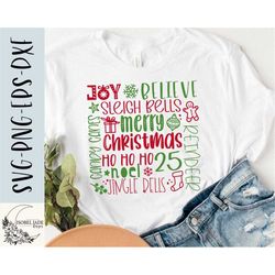 christmas subway svg design - christmas shirt svg for cricut - merry christmas svg - cut file - digital download