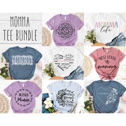 momma svg bundle design - momma bundle svg file for cricut - momma shirt svg bundle - mothers day digital download