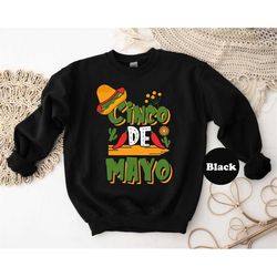 cinco de mayo tshirt, mexican fiesta sweatshirt, 5 de mayo shirt, cute sombrero hoodie, mexican festival outfit, funny f
