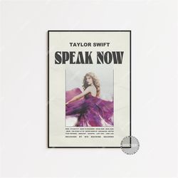 taylor swift posters / speak now poster, album cover poster, poster print wall art, custom poster, home decor, evermore,