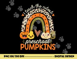 i teach the cutest preschool pumpkin halloween prek teacher png, sublimation copy