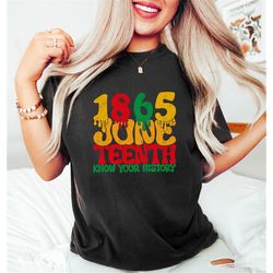 juneteenth shirt, black history month, freeish since 1865, social justice shirt, indipendence day 1865, equality shirt,