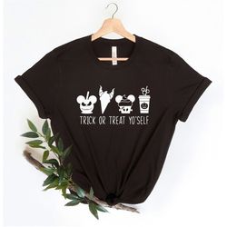 trick or treat yo'self shirt, happy halloween shirt, trick or treat shirt, happy halloween shirt, cute halloween shirt,