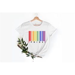 gay pride barcode shirt, lgbtq shirt, pride shirt, couple shirt, kindness shirts, lgbtq support tees, gay pride shirt, l