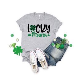 lucky mama shirt, irish mama shirt, clover shirt, st patrick's day shirt, st patrick's day, irish shirt, quote patrick's
