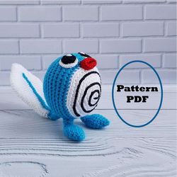 amigurumi pokemon poliwhirl toy crochet pattern