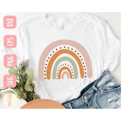 rainbow svg design - boho svg for cricut - boho rainbow svg - cut file