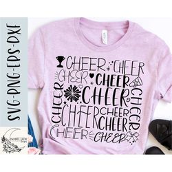 cheer svg design - cheer subway svg file for cricut - cheer mama svg - cheer shirt svg - cheer squad - eps, dxf, png, di
