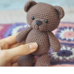 frankie the teddy bear - crochet pdf pattern (english)