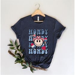 howdy shirt, howdy america shirt, retro america shirt, cowgirl shirt, cowboy shirt,  4th of july shirt, memorial day shi