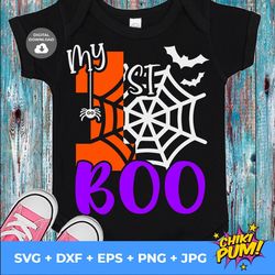 my 1st boo svg, my first halloween svg, baby first svg, newborn cut files, baby costume svg, my first cut files