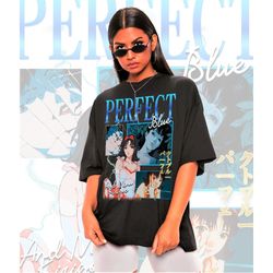 retro perfect blue mima kirigoe shirt -perfect blue tshirt,perfect blue t-shirt,perfect blue satoshi kon t shirt,vintage