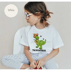 tacosaurus dinosaur shirt, cinco de mayo shirt, kids mexican taco shirt, sombrero party, spanish shirt, mexico mexican f