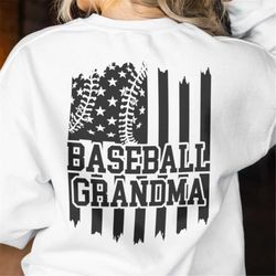 baseball grandma svg, baseball grandma png