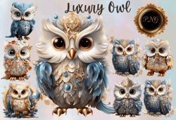 luxury owl png clipart,elegant, design, artistic, creative,transparent background,decorative, fashionable, trendy,