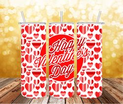 red happy valentines day, valentine tumbler sublimation designs png, valentines day tumbler png, digital download