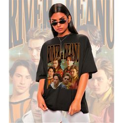 retro river & keanu shirt -river phoenix shirt,keanu reeves shirt,river phoenix t shirt,keanu reeves t shirt,keanu reeve