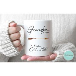 grandpa again - grandpa again gift, grandpa gift, new grandpa gift, future grandpa mug, baby reveal mug, grandpa mug, gr