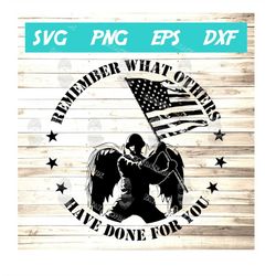 veterans day svg, fallen soldier svg