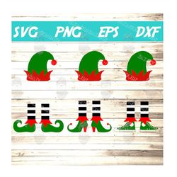 elf feet svg, bundle