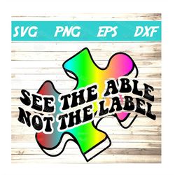 see the able not the label svg