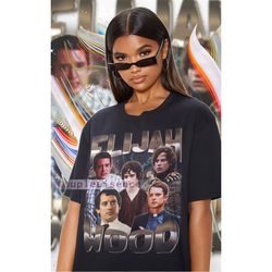 retro bootleg elijah wood vintage shirt | elijah wood homage retro | elijah wood tees | elijah wood 90s sweater | elijah