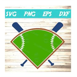 baseball field svg, baseball logo, baseball frame