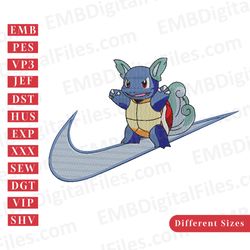 anime swoosh embroidery, instant digital file only, pes brother embroidery design