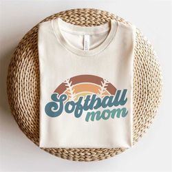 softball mom svg retro