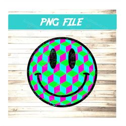 smiley png, 90s checkered