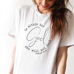 god is within her, she will not fail svg