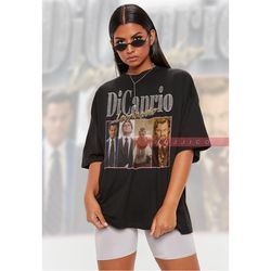 leonardo di caprlo retro unisex shirt | dicaprio shirt - 1998 titaniic, django 90s movie tees, leonard dicaprio t shirt,