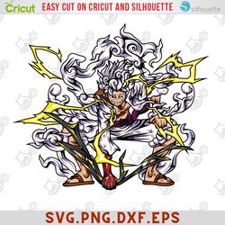 One Piece Svg Bundle, Luffy Gear 5 Svg , Luffy Nika, One Piece Anime, Manga, One Piece Png, Vector File