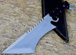 custom handmade carbon steel bowie knife survival knife outdoor knife camping knife husband gift father gift boyfriend