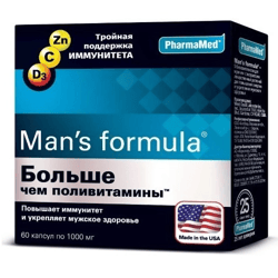 men's formula is more than multivitamins 60 pcs capsules