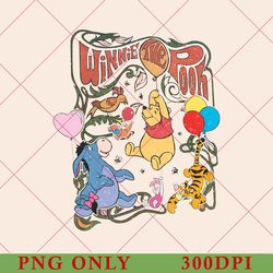 vintage winnie the pooh png, retro winnie pooh and friends png, class pooh and co png, disney woman png, disneyland png