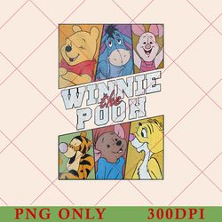 retro disney winnie the pooh png, the pooh and friends, winnie the pooh png, disneyworld png, disney family trip png