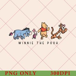 vintage winnie the pooh png, disney family png, disney vacation png, disney pooh & co png, ther pooh bear png 300dpi
