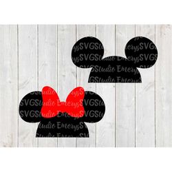 svg dxf jpeg pdf file for mickey and minnie hat