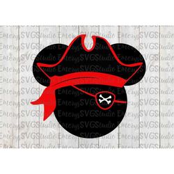 svg file for pirate mickey
